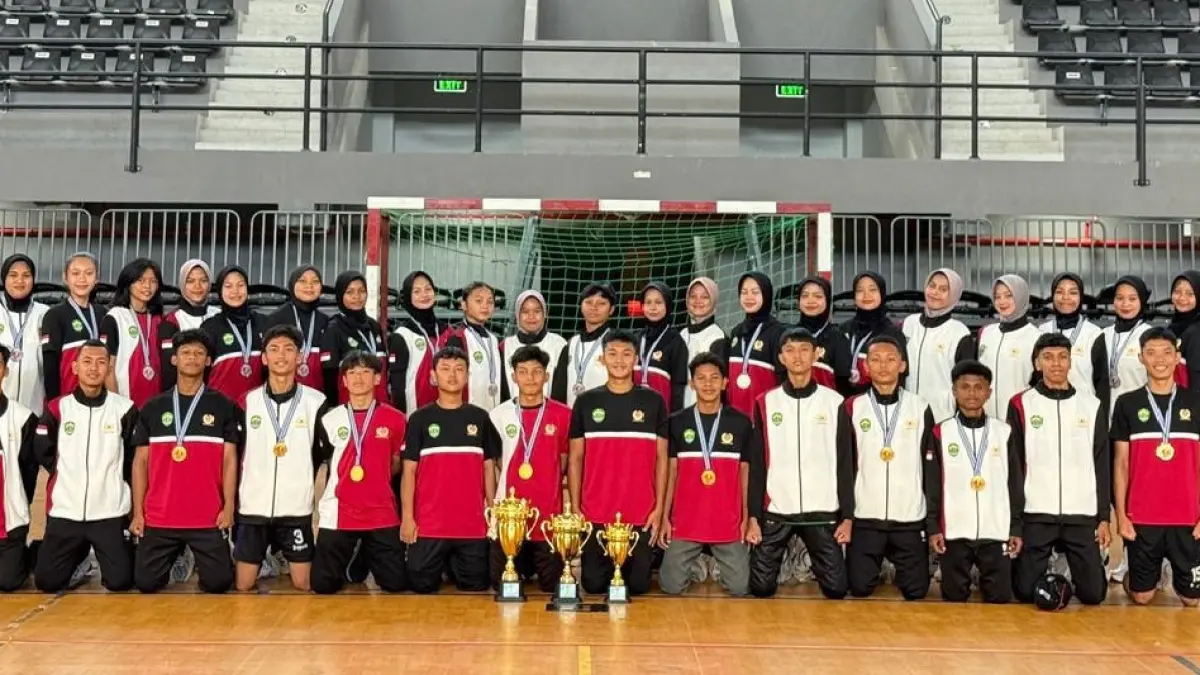 BIDIK GELAR JUARA: Skuad Bola Tangan Balikpapan menargetkan gelar juara umum pada perhelatan Kejurprov Junior Indoor.