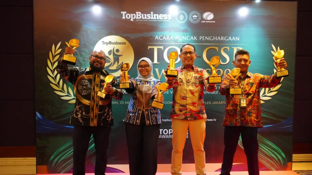 BOLEH BANGGA: PPN Kilang Balikpapan meraih penghargaan dari Majalah Top Business. Penghargaan diterima pada acara puncak TOP CSR Awards 2026 yang berlangsung di Hotel Raffles Jakarta.