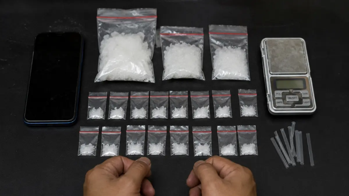 DIAMANKAN: Pelaku penyalahgunaan narkoba berhasil diamankan polisi. (ILUSTRASI)
