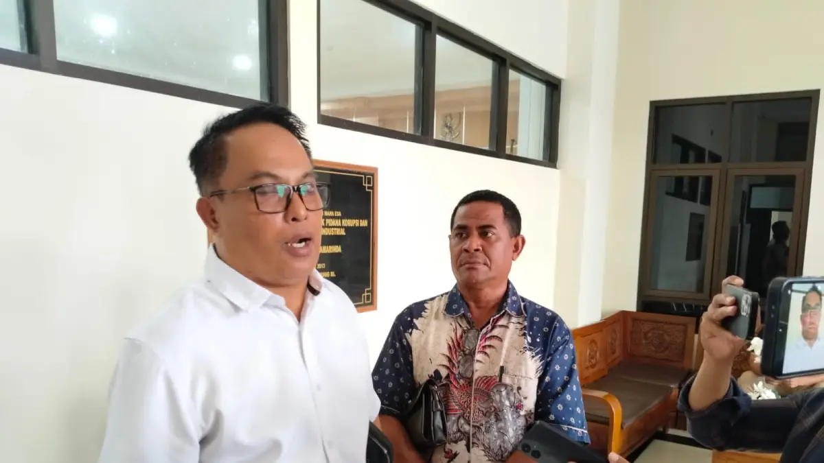Henrich Juch Abeth, kuasa hukum Agus Hari Kesuma. (Bayu/KP)