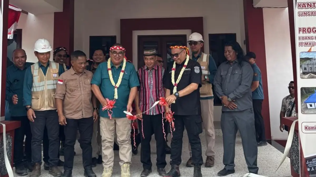 DUKUNGAN: Peresmian Kantor Desa Sungai Payang Ilir, Kecamatan Loa Kulu, Kukar yang dibangun melalui dukungan Program CSR PT Multi Harapan Utama bersama mitra kerja, Kamis (4/6/2026).

&nbsp;