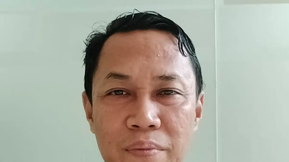 Ketua LPM Graha Indah, Shidiq Nur Alam.