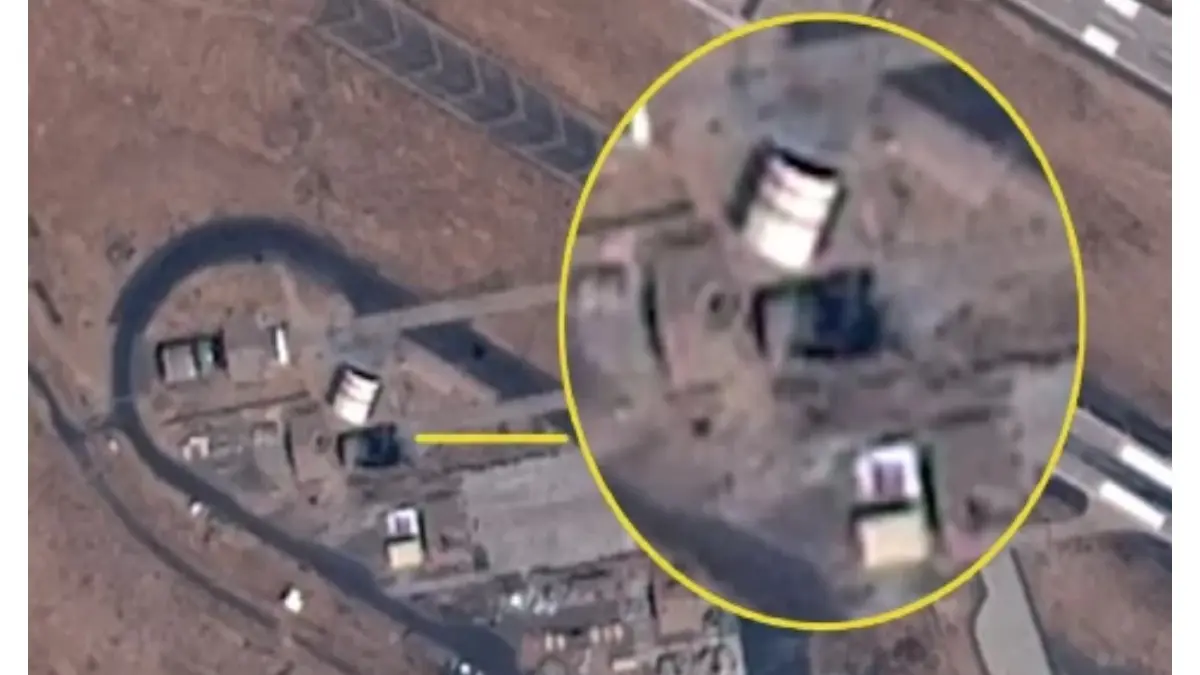 Citra satelit memperlihatkan kerusakan parah di pangkalan militer Amerika Serikat di Kuwait setelah serangan rudal yang diklaim dilakukan Iran. (Foto/Middle East Eye)