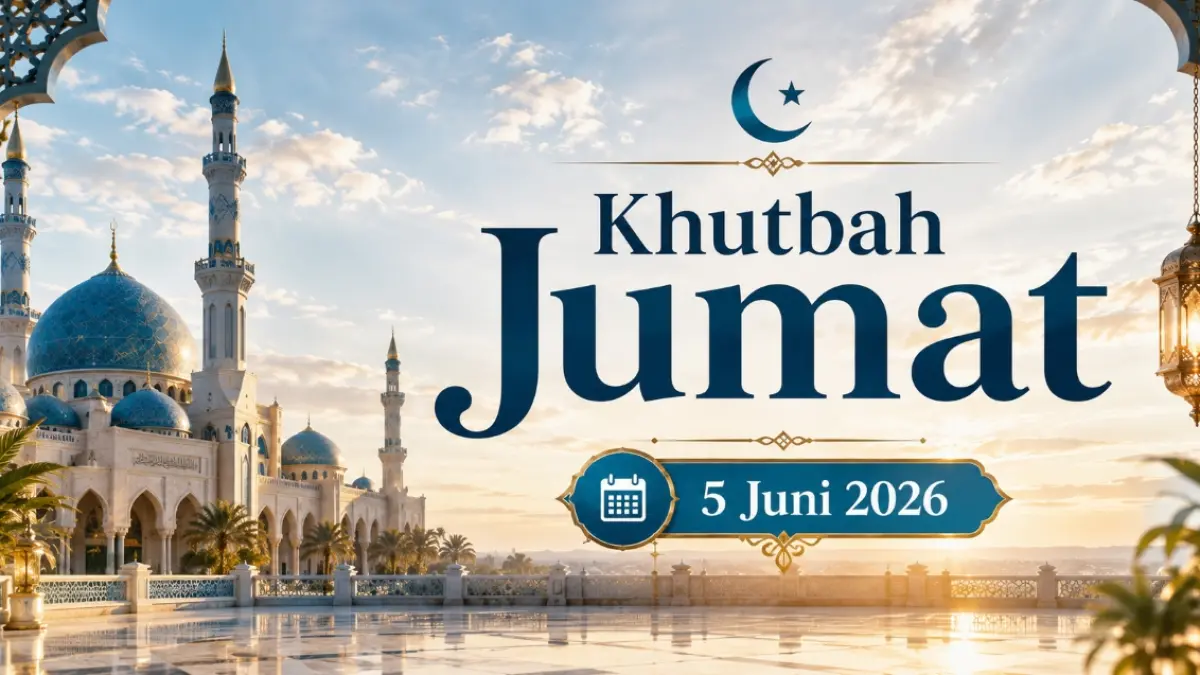 Naskah khutbah Jumat hari ini, 5 Juni 2026. (AI/ChatGPT)