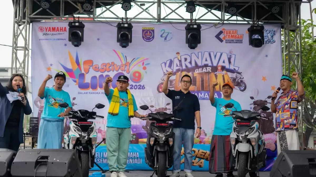 PESTA RAKYAT: Karnaval GEAR ULTIMA resmi hadir di Depok, Jawa Barat sebagai bagian dari rangkaian acara yang akan menyambangi 26 titik kota di berbagai wilayah Indonesia.&nbsp;