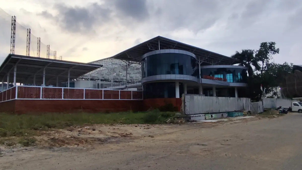 POTENSI: Driving Range dan Sport Hub Samarinda masih menanti kepastian skema pengelolaan, untuk bisa dimaksimalkan dan memberi pendapatan ke daerah.