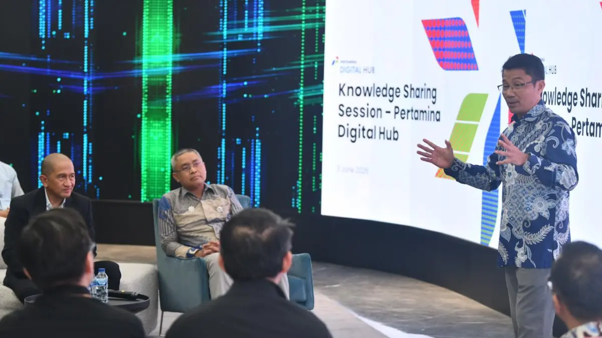 SAMBUT HANGAT: kunjungan benchmarking dari PT Medco E&P Indonesia yang dilangsungkan di Pertamina Digital Hub, Grha Pertamina, Rabu (3/6/2026).