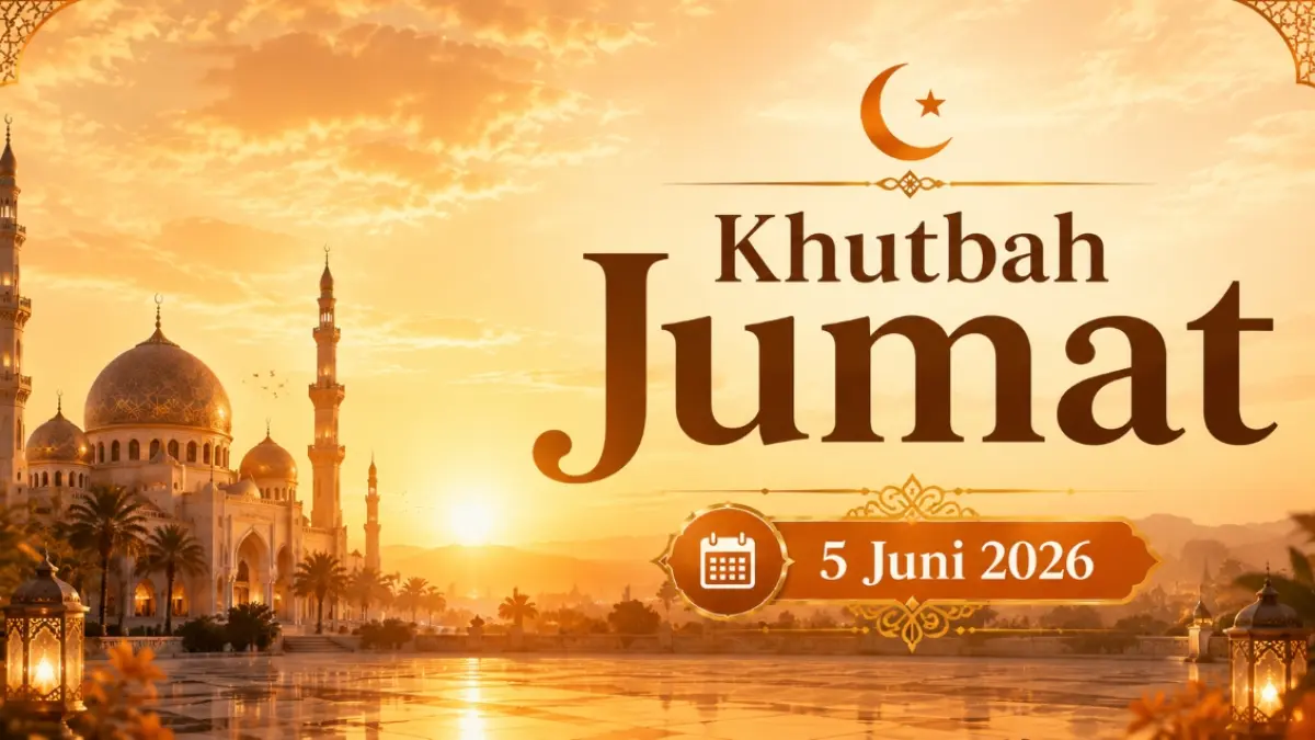 Teks khutbah Jumat terbaru, 5 Juni 2026. (AI/ChatGPT)