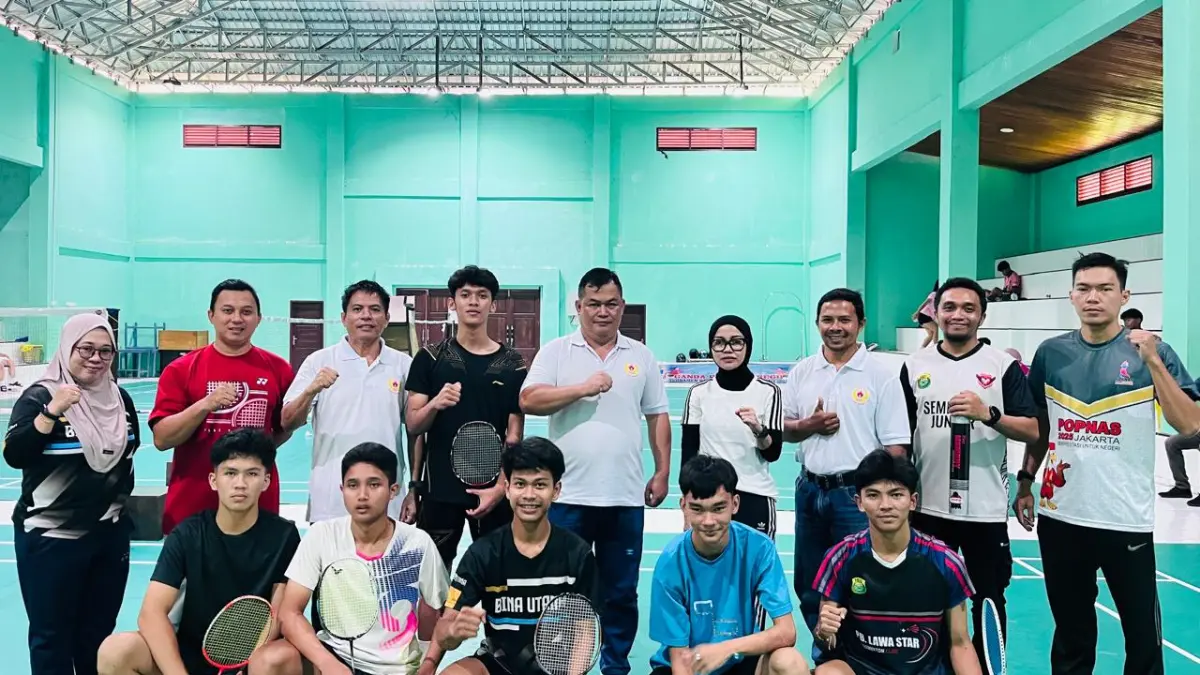 Seleksi atlit PBSI yang akan mewakili Kutai Barat di Porprov Paser. (K.SUNARDI/KP)

&nbsp; 