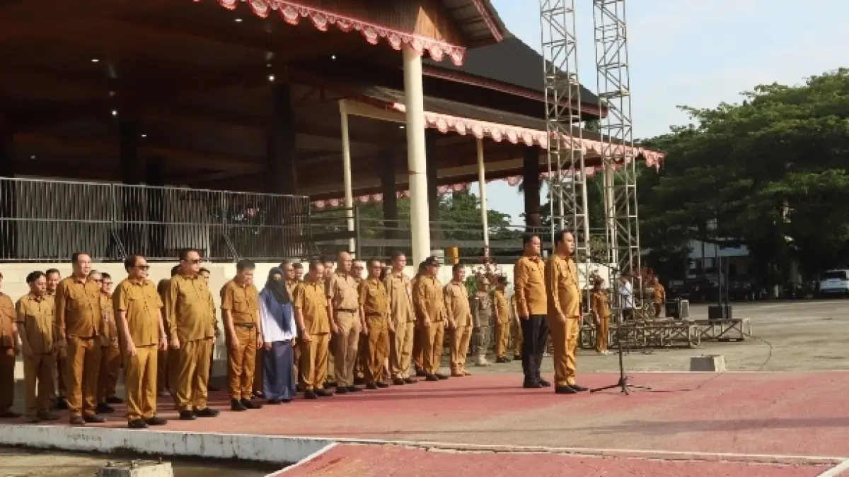 Apel gabungan ASN di lingkungan Pemkab Kutai Barat. (IST)