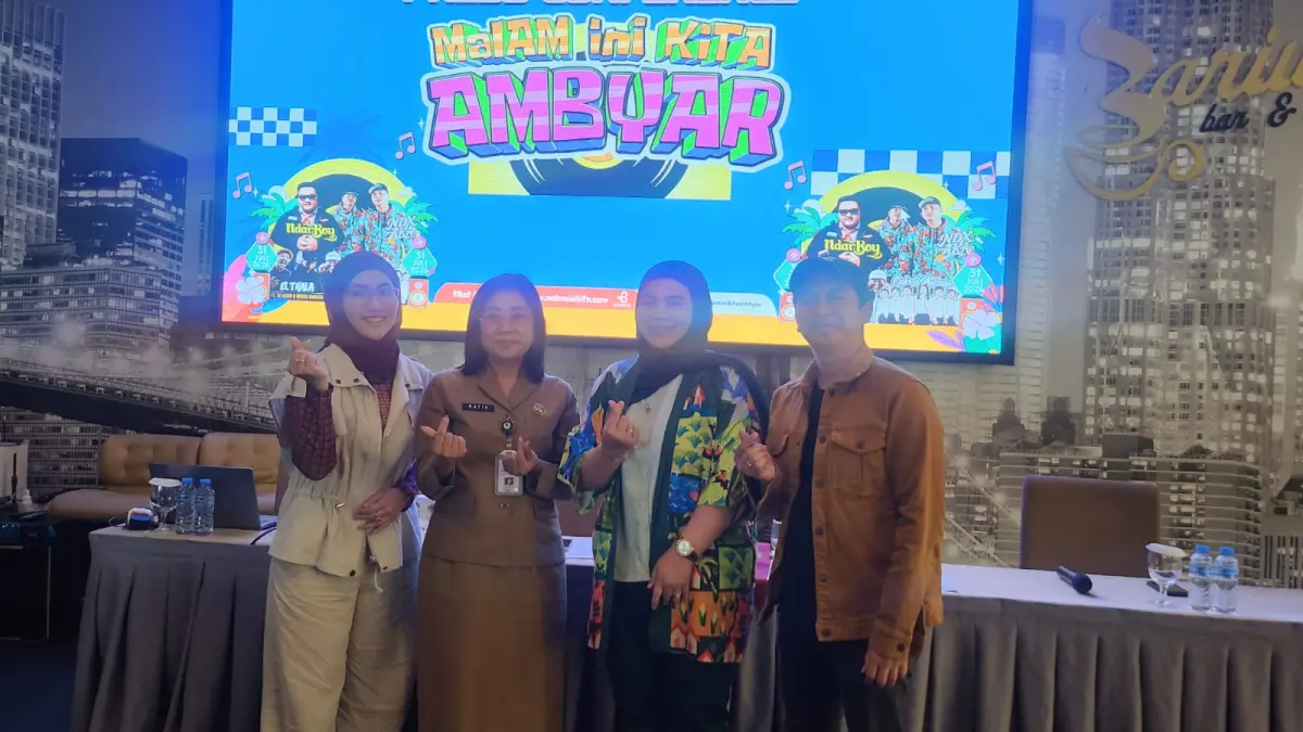 TAK SABAR: Promotor optimistis konser "Malam Ini Kita Ambyar" dapat menciptakan multiplier effect bagi sektor ekonomi daerah.