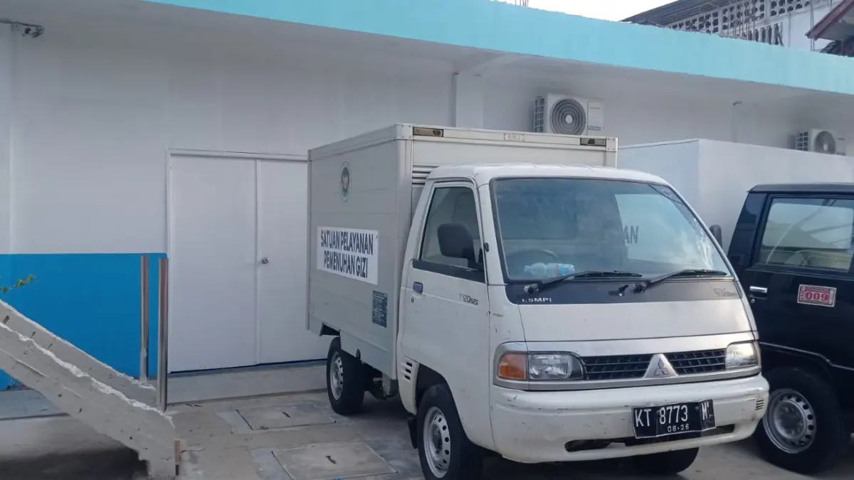 Distribusi Program Makan Bergizi Gratis dari dapur SPPG Bontang Selatan 05 dihentikan sementara akibat keterlambatan pencairan dana operasional dari pemerintah pusat. (ADIEL KUNDHARA/KALTIM POST)