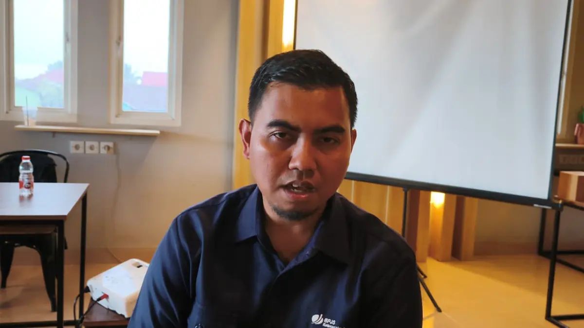 Kepala Kantor Cabang BPJS Ketenagakerjaan Kutim, Andika Candra. (Jufriadi/KP)

&nbsp;

&nbsp;