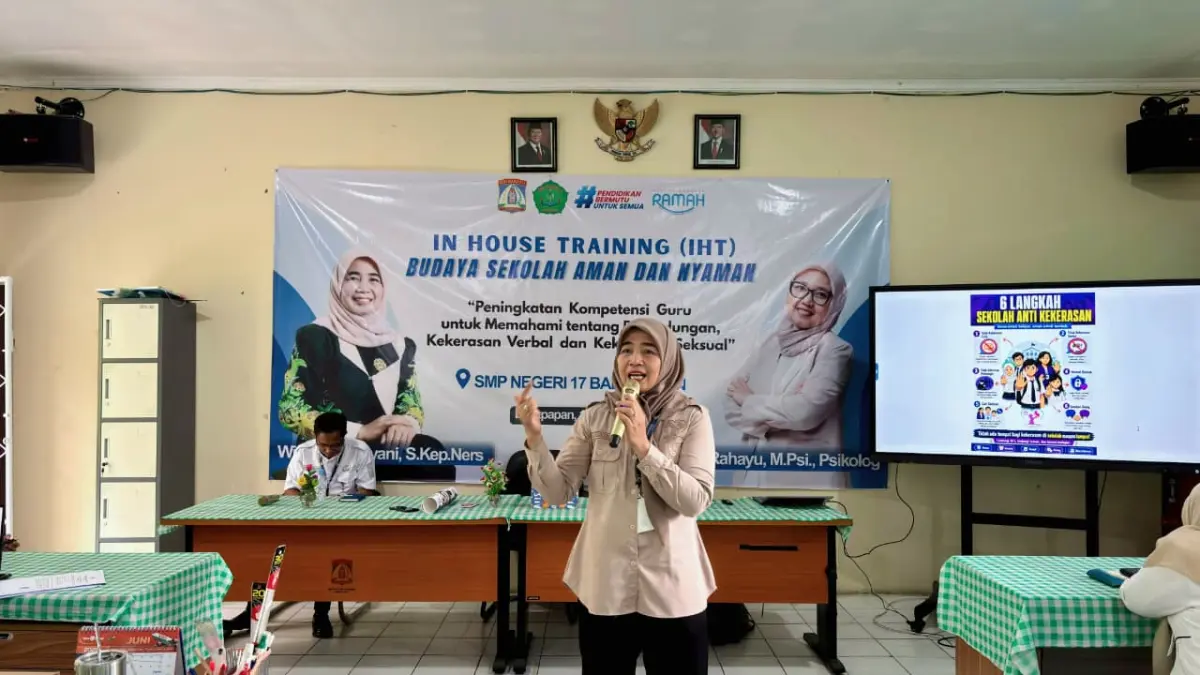 Ketua SAPA Kota Balikpapan, Ns Wiwik Handayani berharap kompetensi guru dapat meningkat dengan membuka wawasan mengenai pencegahan dari aksi perundungan maupun kekerasan lainnya di sekolah. (IST)

&nbsp;