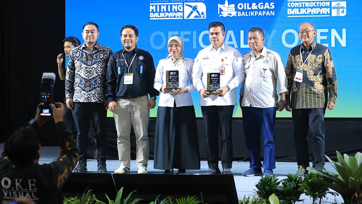 Pembukaan Indonesia Energy & Engineering (IE) Series di Dome Balikpapan, Rabu (10/6).