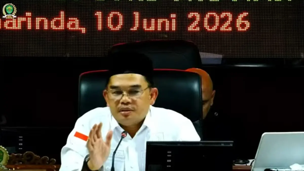 Tangkapan layar sidang paripurna hak angket DPRD Kaltim, Rabu (10/6/2026). (IST)

&nbsp;

&nbsp;