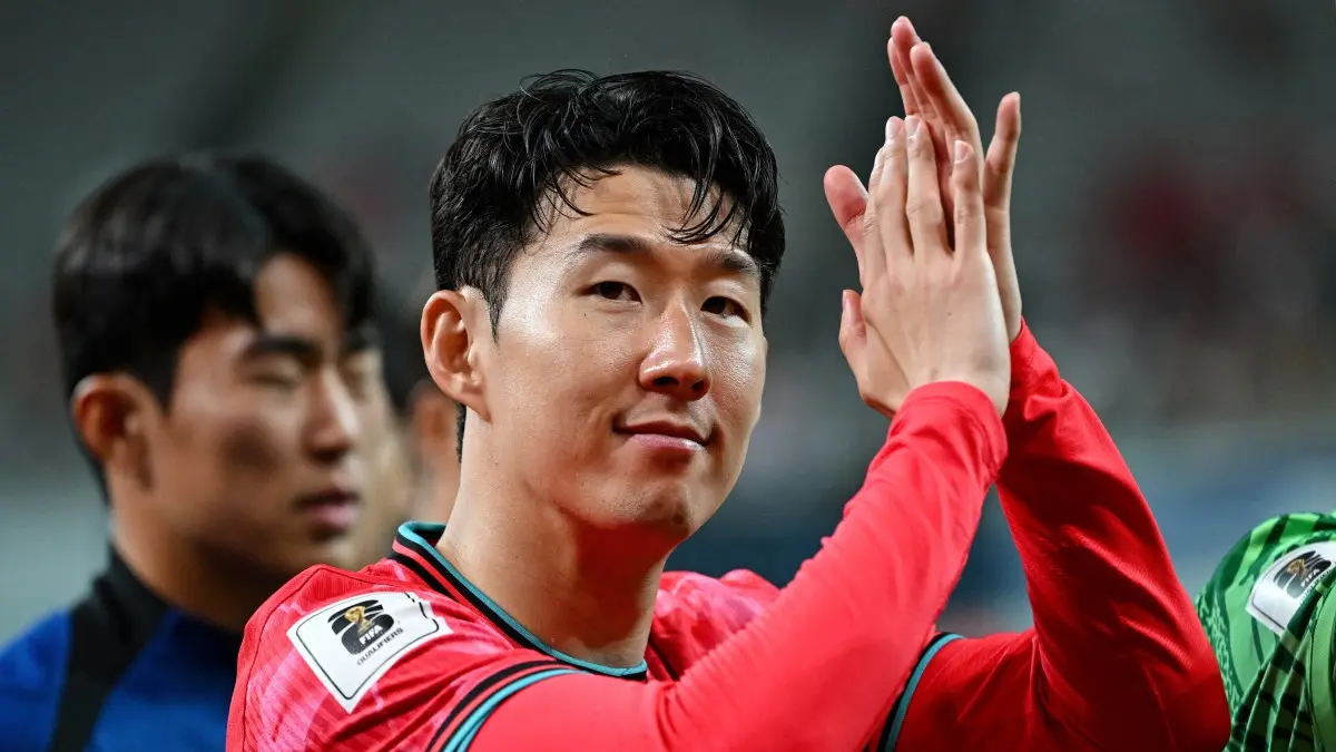 Kapten timnas Korea Selatan Son Heung-min. (AFP)