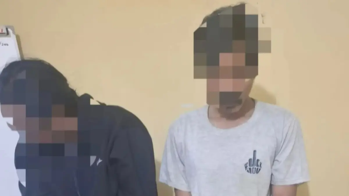 NARKOBA: Dua pria diamankan karena terlibat penyalahgunaan narkoba jenis sabu.
