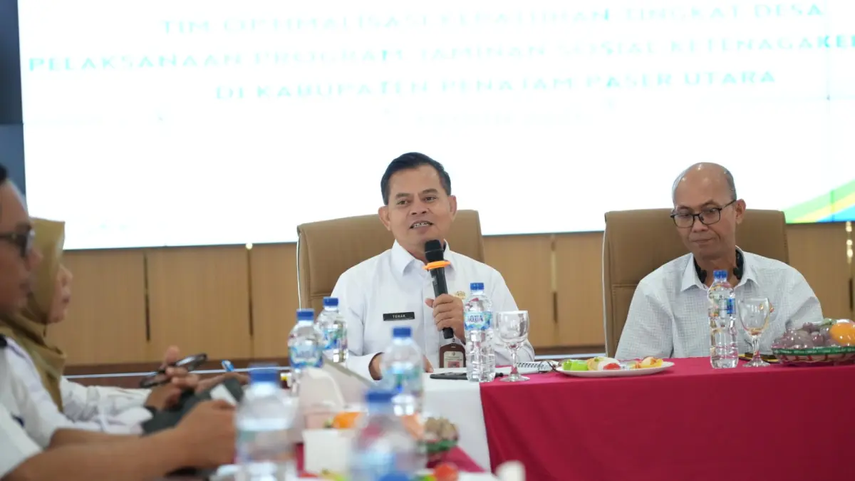 TARGET: Sekretaris Kabupaten PPU Tohar menekankan bahwa perlindungan sosial bukan sekadar kewajiban administratif.