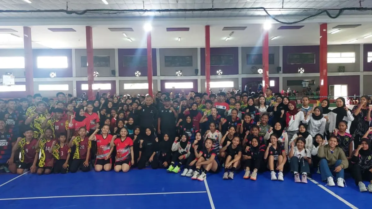 Kejurprov Junior Bola Tangan resmi bergulir di Balikpapan, Sabtu (13/6). (OKTAVIA MEGARIA/KALTIM POST)