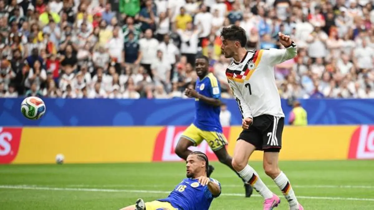 Dua gol Kai Havertz melengkapi pesta gol Jerman saat menghadapi Curacao di Grup E Piala Dunia 2026. (Foto: REUTERS/Annegret Hilse)