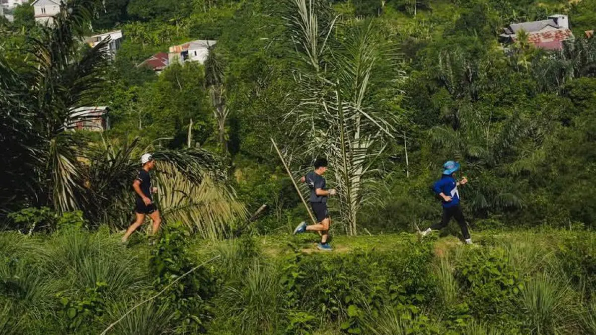 LARI DI ALAM: Lari Trail belakang mulai dikenal masyarakat, ALTI Kaltim sedang gencar kenalkan olahraga baru ini. (IST)