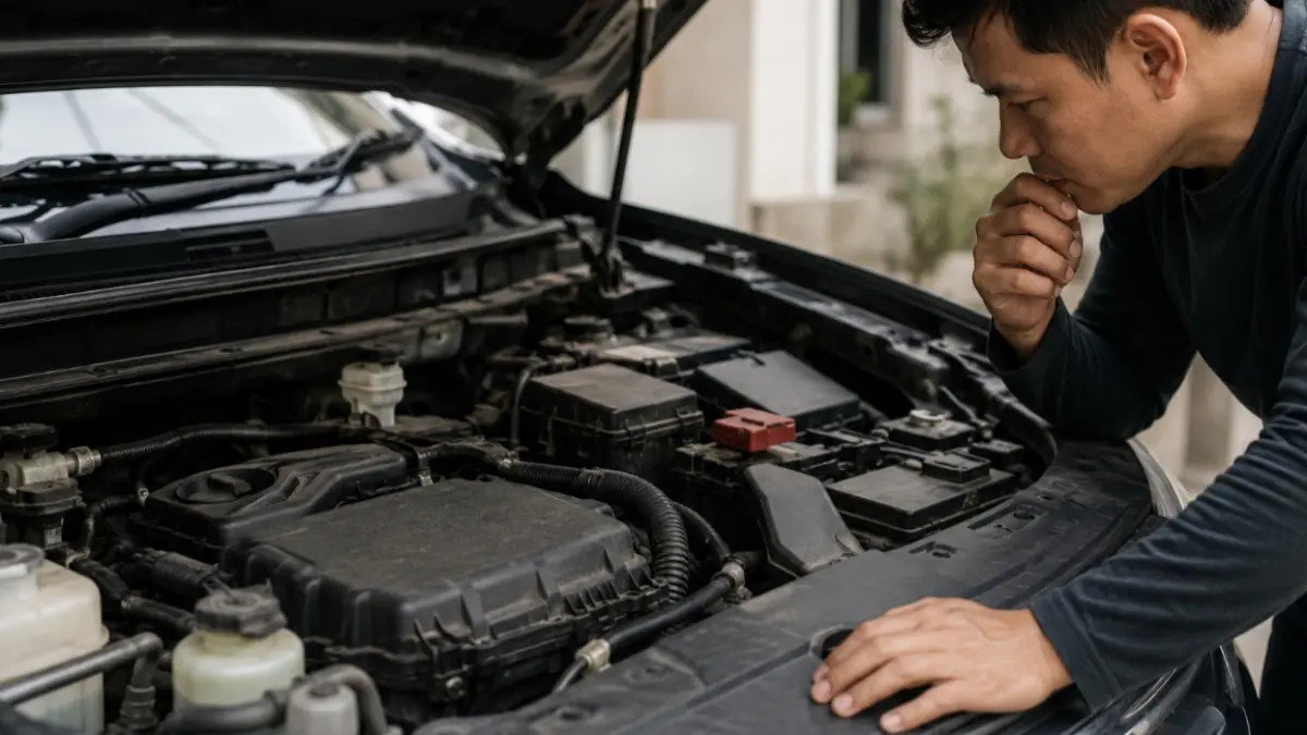 Pemeriksaan rutin ruang mesin menjadi salah satu langkah penting untuk mencegah kerusakan mobil akibat hewan liar.