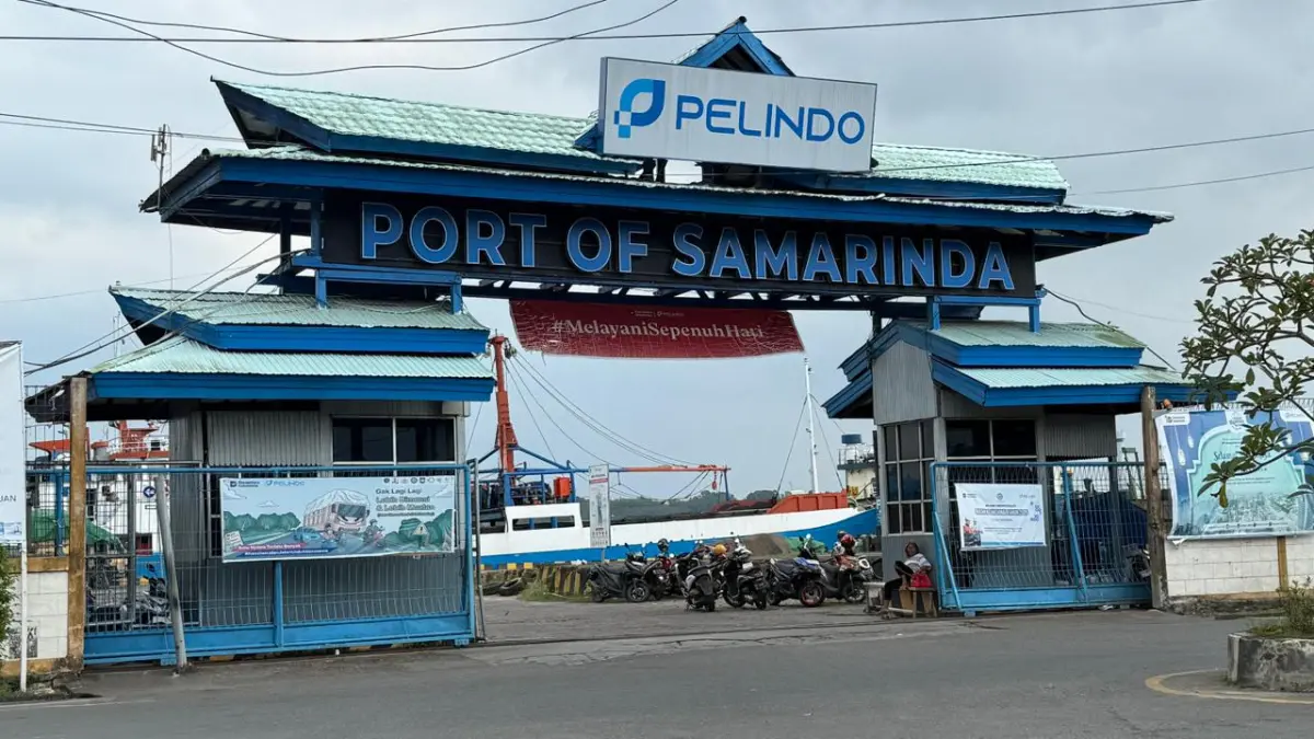 TURUN: Pelabuhan Samarinda catat penurunan penumpang hingga 38,31 persen.