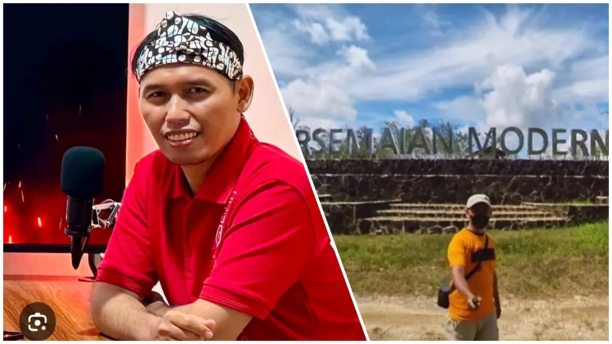 Dian Rana kini ia memilih menjadi pengemudi ojek online di Balikpapan sembari tetap berkarya sebagai kreator konten.