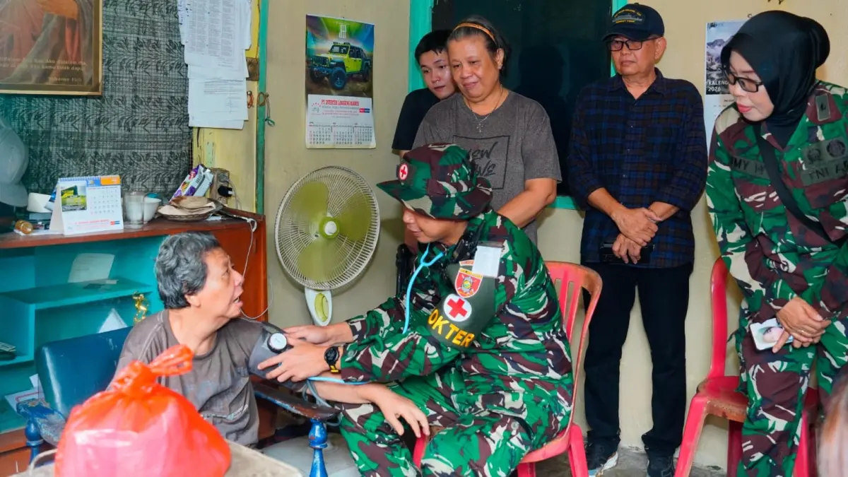 Penataan Rumdis TNI AD di kawasan Sumber Rejo, Balikpapan telah tuntas.