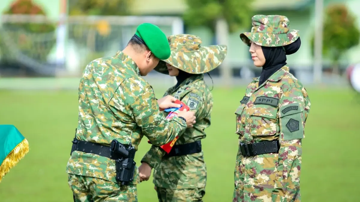 Brigjen Andy Setyawan dalam Diklat SPPI di Lapangan Dodikjur Kodam VI/Mulawarman, Rabu (17/6).&nbsp;

&nbsp;
