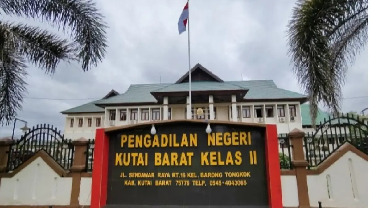ILUSTRASI: Gedung Pengadilan Negeri Kutai Barat.