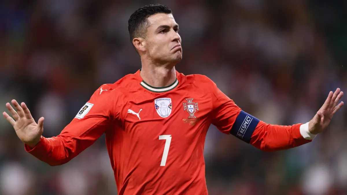 Ketajaman Cristiano Ronaldo diharapkan Portugal saat menghadapi RD Kongo. (GETTY IMAGES)