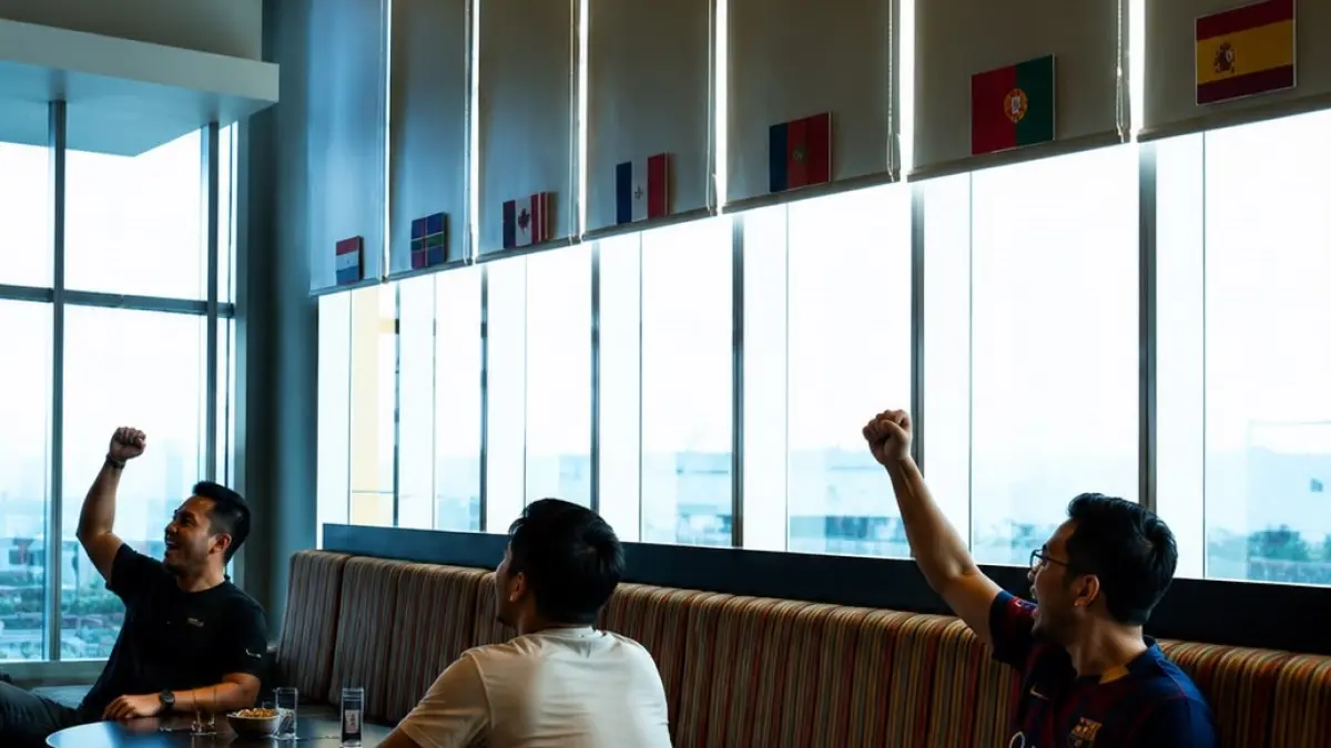 MANJAKAN TAMU: Beragam pilihan kuliner dan paket menu spesial siap menemani pengunjung menikmati setiap pertandingan dari acara Nobar Piala Dunia 2026 di Swiss-Belhotel Balikpapan.