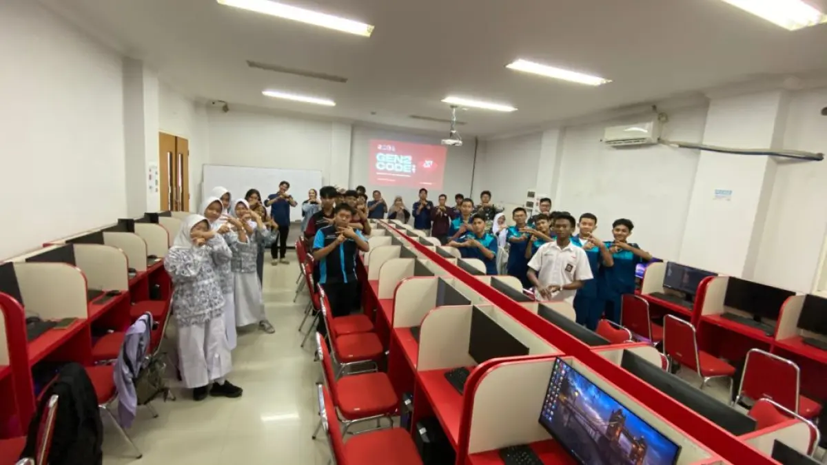 MEMAHAMI TEKNOLOGI: Agenda GENCODE 2026 diikuti 32 pelajar dari berbagai sekolah di Balikpapan.&nbsp;

&nbsp;