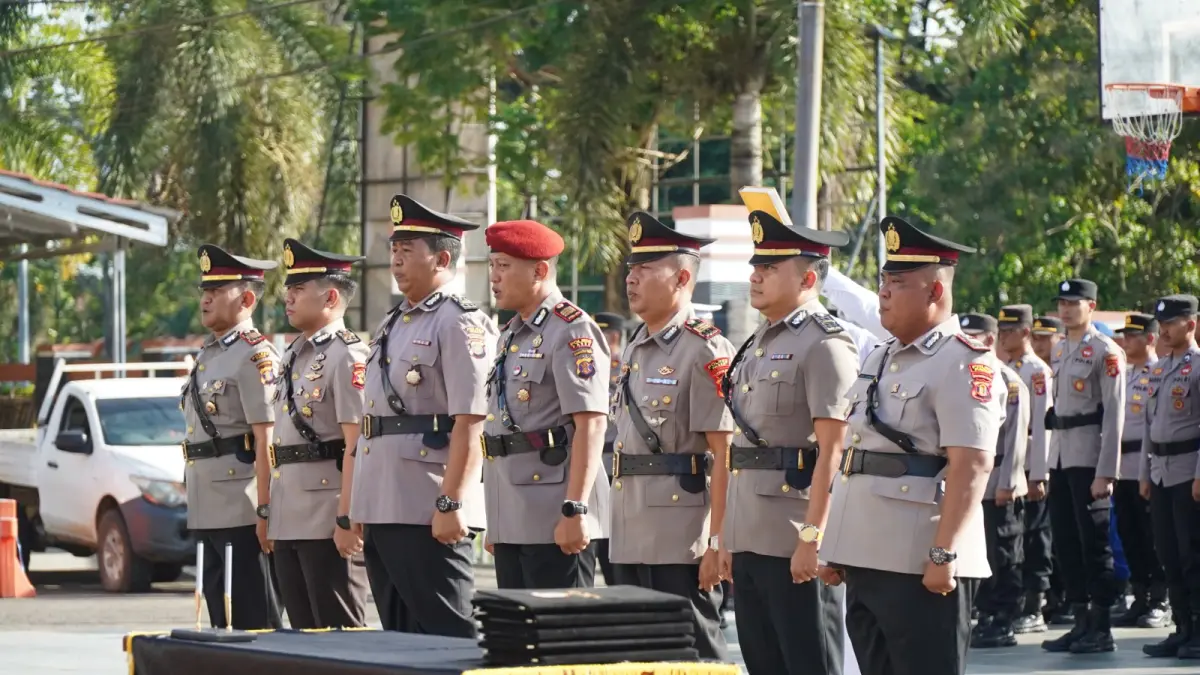 MUTASI: Perwira di Polres Paser kembali dirotasi, mulai dari tingkat Kapolsek hingga Kasat bergeser, Rabu (17/6/2026).&nbsp;


