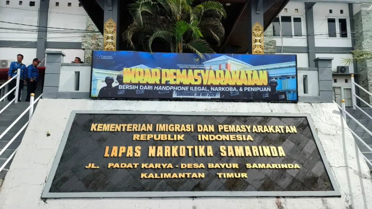 OVERKAPASITAS: Kelebihan kapasitas penghuni di Lapas Narkotika Kelas IIA Samarinda berdampak pada meningkatnya beban pengelolaan limbah. (HAFIZ/KP)