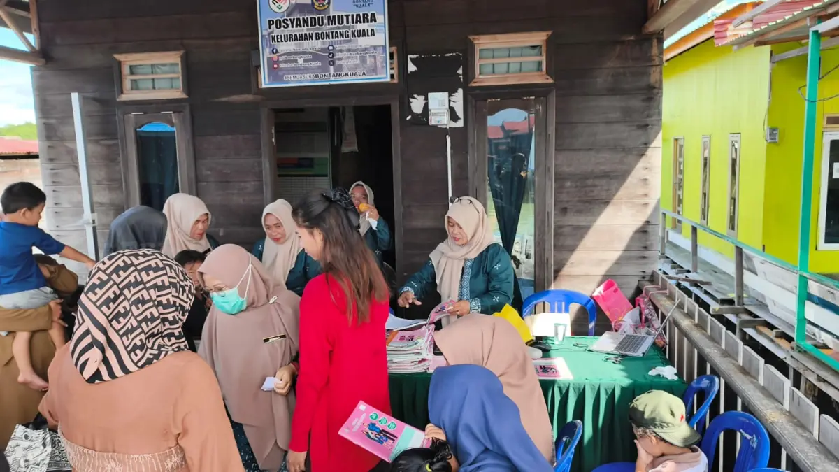 Pemkot Bontang telah melakukan operasi timbang serentak yang dijadikan basis data untuk penanganan stunting. (FOTO: ADIEL KUNDHARA/KP)