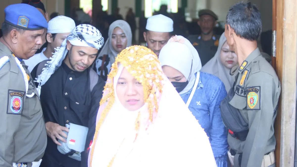 Kepulangan ratusan jamaah haji asal PPU yang dipusatkan di Aula Masjid Al Ikhlas Islamic Center, Kamis (18/6/2026). (AHMAD MAKI/KP)