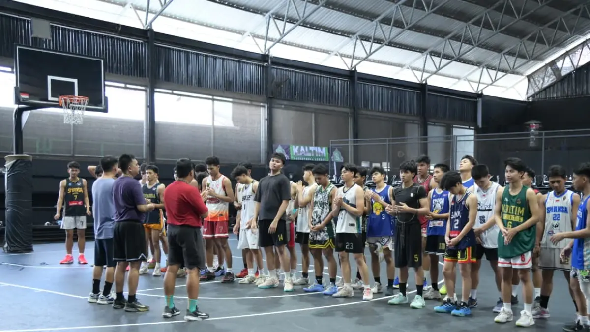 PERSIAPAN DINI: Perbasi Kaltim meloloskan 44 atlet dari 85 yang mengikuti seleksi tim BK PON. (DONI ADITYA/KP)