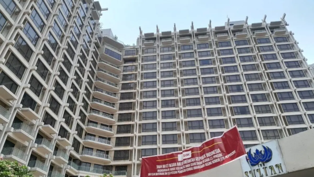 Setelah bertahun-tahun menjalani proses persidangan yang rumit akhirnya Hotel Sultan dieksekusi pada Kamis 18 Juni 2026. (FOTO: IST)