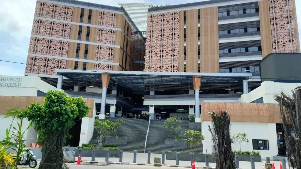 AKSES: Pemkot Samarinda berencana menambah fasilitas eskalator di pintu masuk Pasar Pagi.&nbsp;