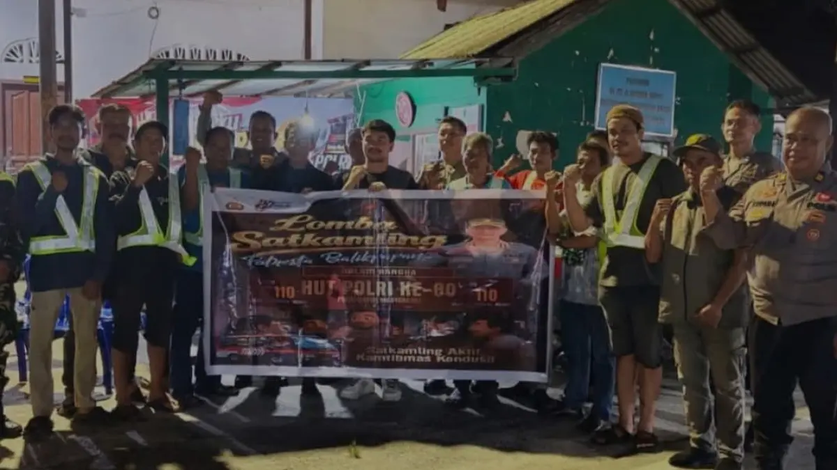SATKAMLING: Tim melakukan penilaian Lomba Satuan Keamanan Lingkungan (Satkamling) yang diselenggarakan Polresta Balikpapan.