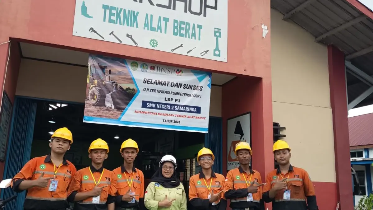 FAVORIT: Tingginya antusias pendaftar, tahun ini SMKN 2 Samarinda buka dua rombel jurusan Teknik Alat Berat.