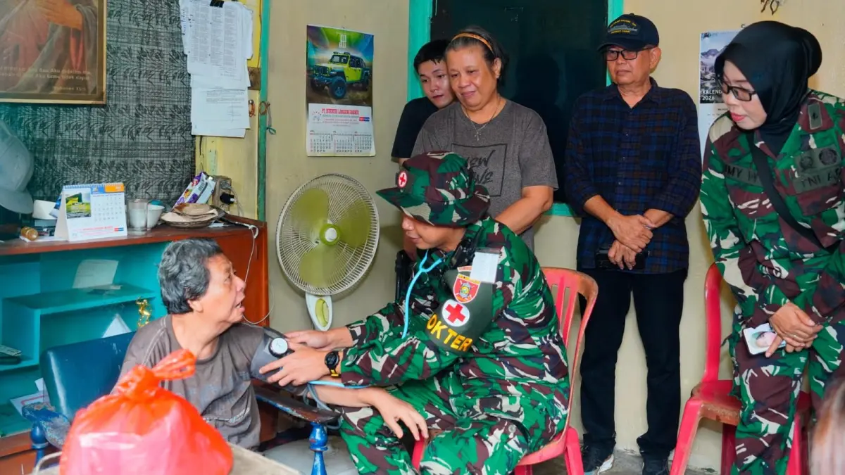 Kodam VI/Mulawarman menata Rumdis TNI AD di kawasan Sumber Rejo, Balikpapan.