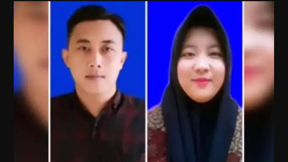 TH (kiri) dan YTR (kanan) dalam foto yang beredar di media sosial. TH, pria asal Nagreg, Kabupaten Bandung, diduga melakukan penyekapan dan penganiayaan terhadap YTR selama hampir tiga tahun. (FOTO: IST)