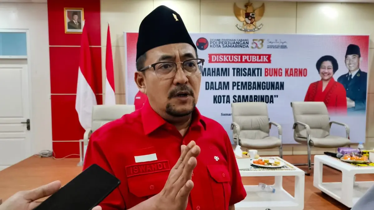 Ketua DPC PDI Perjuangan Kota Samarinda, Iswandi. (HAFIZ/KP)
