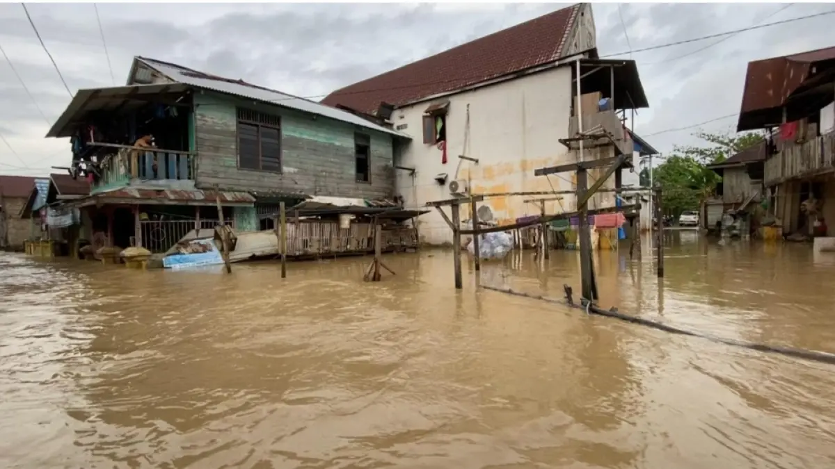 Banjir di kawasan Selili beberapa waktu lalu. (Ist)
