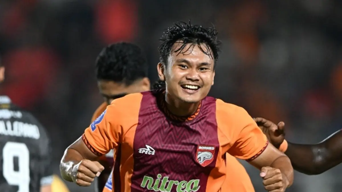 Bek Borneo FC, Komang Teguh, jadi andalan Pesut Etam mengarungi kompetisi Asia dan liga domestik.