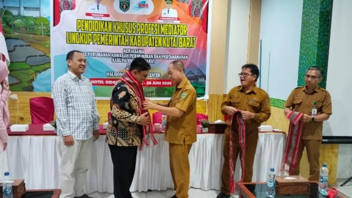 GEMBLENG: Pendidikan mediator resmi dibuka. 